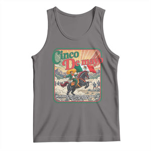 Cinco de Mayo Battle of Puebla Tank Top Mexican Victory History 1862 TS14 Deep Heather Print Your Wear