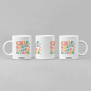 Chips Queso Tacos & Margs Coffee Mug Cinco De Mayo Mexican Food Margarita Lover TS14 Print Your Wear