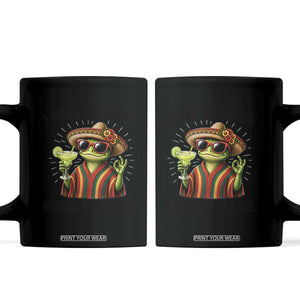 Cinco De Drinko Margarita Coffee Mug Funny Drinking Lizard Cinco De Mayo Fiesta TS14 Black Print Your Wear