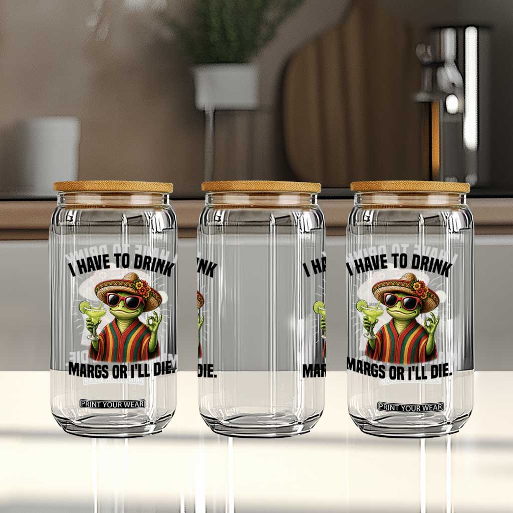 Cinco De Drinko Margarita Glass Can Funny Drinking Lizard Cinco De Mayo Fiesta TS14 Print Your Wear