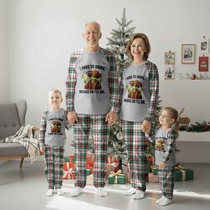 Cinco De Drinko Margarita Plaid Pajama Set Funny Drinking Lizard Cinco De Mayo Fiesta TS14 Christmas Plaid Print Your Wear