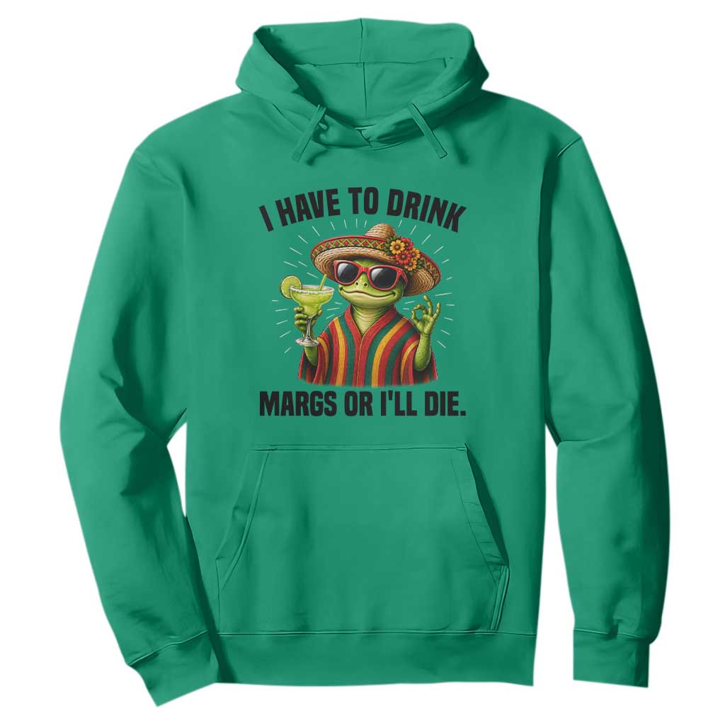 Cinco De Drinko Margarita Hoodie Funny Drinking Lizard Cinco De Mayo Fiesta TS14 Irish Green Print Your Wear