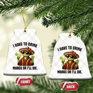 Cinco De Drinko Margarita Ceramic Ornament Funny Drinking Lizard Cinco De Mayo Fiesta TS14 Print Your Wear