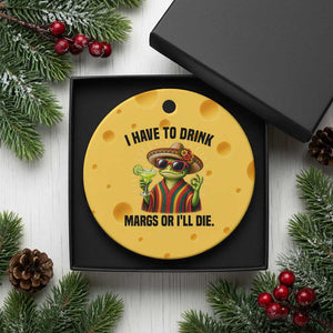 Cinco De Drinko Margarita Ceramic Ornament Funny Drinking Lizard Cinco De Mayo Fiesta TS14 1pc Yellow Cheese Print Your Wear