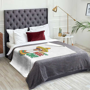Cinco Mode On Throw Blanket Silly Goose Cinco De Mayo Fiesta TS14 Print Your Wear
