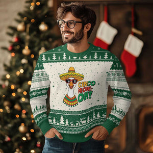 Cinco Mode On Ugly Christmas Sweater Silly Goose Cinco De Mayo Fiesta TS14 Beige Green Print Your Wear
