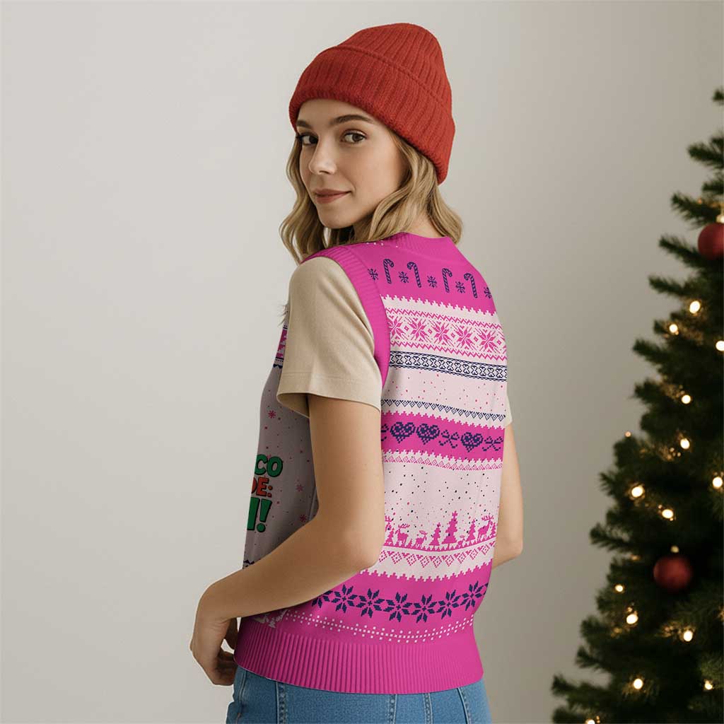 Cinco Mode On V-Neck Knit Sweater Vest Silly Goose Cinco De Mayo Fiesta TS14 Print Your Wear