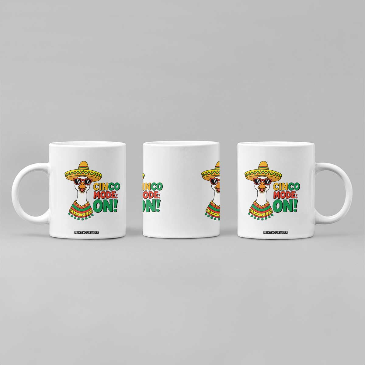 Cinco Mode On Coffee Mug Silly Goose Cinco De Mayo Fiesta TS14 Print Your Wear