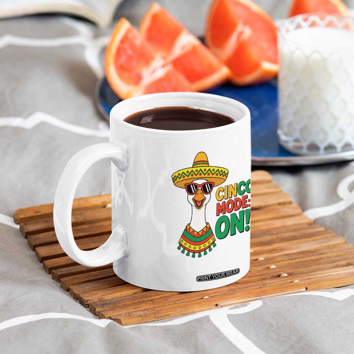 Cinco Mode On Coffee Mug Silly Goose Cinco De Mayo Fiesta TS14 Print Your Wear