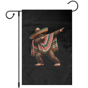 Funny Bigfoot Dabbing Cinco De Mayo Fiesta Garden Flag TS14 Black Print Your Wear