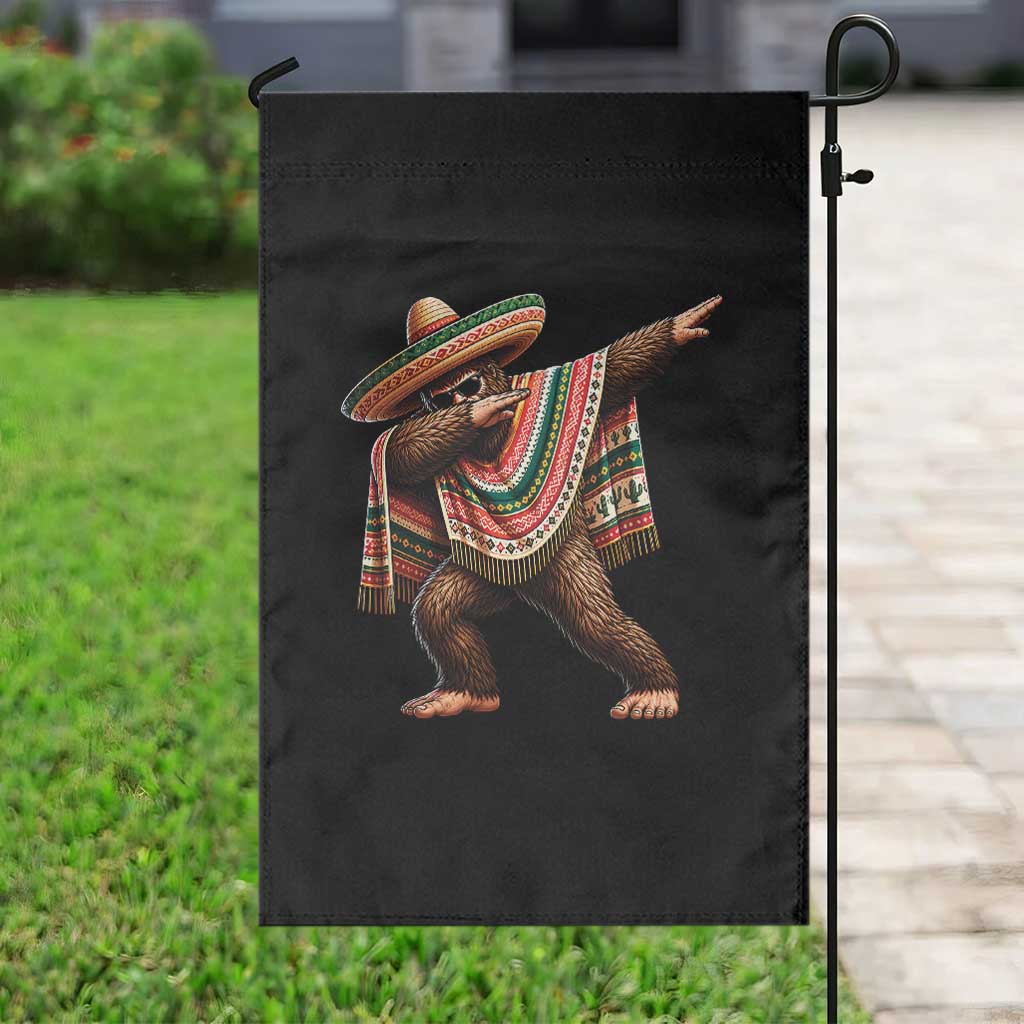 Funny Bigfoot Dabbing Cinco De Mayo Fiesta Garden Flag TS14 Print Your Wear