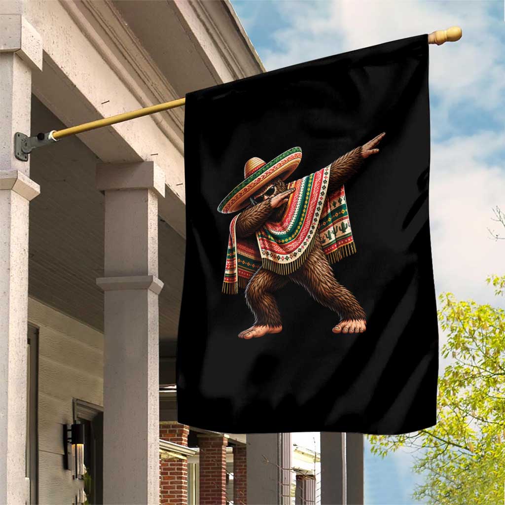 Funny Bigfoot Dabbing Cinco De Mayo Fiesta Garden Flag TS14 Print Your Wear