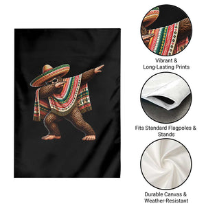 Funny Bigfoot Dabbing Cinco De Mayo Fiesta Garden Flag TS14 Print Your Wear