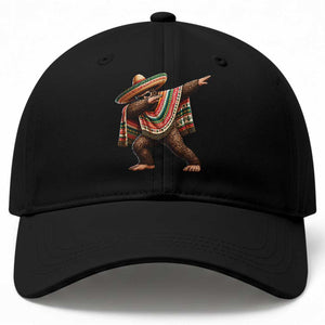 Funny Bigfoot Dabbing Cinco De Mayo Fiesta Baseball Cap TS14 Print Your Wear
