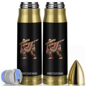 Funny Bigfoot Dabbing Cinco De Mayo Fiesta Bullet Tumbler TS14 Black Print Your Wear