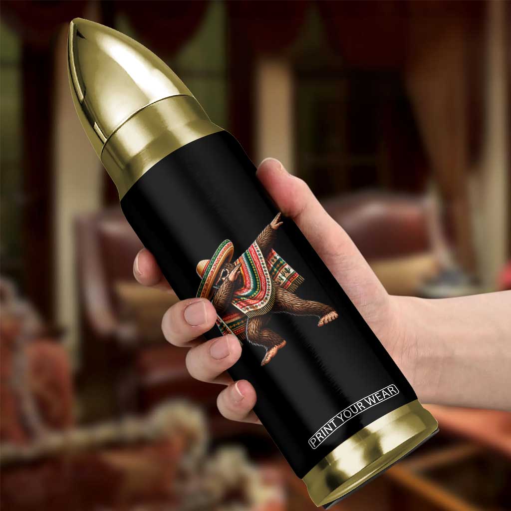 Funny Bigfoot Dabbing Cinco De Mayo Fiesta Bullet Tumbler TS14 Print Your Wear