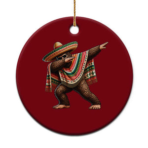 Funny Bigfoot Dabbing Cinco De Mayo Fiesta Ceramic Ornament TS14 1pc Red Print Your Wear