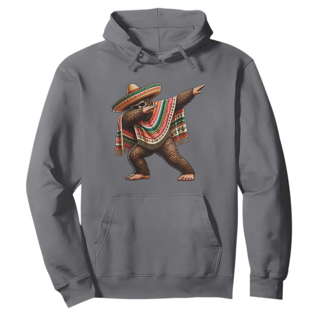 Funny Bigfoot Dabbing Cinco De Mayo Fiesta Hoodie TS14 Charcoal Print Your Wear