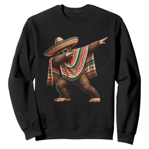 Funny Bigfoot Dabbing Cinco De Mayo Fiesta Sweatshirt TS14 Black Print Your Wear