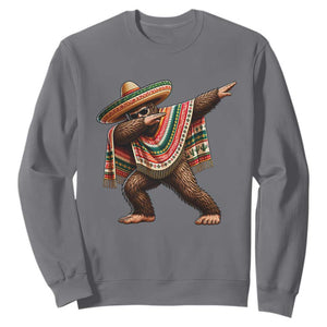 Funny Bigfoot Dabbing Cinco De Mayo Fiesta Sweatshirt TS14 Charcoal Print Your Wear