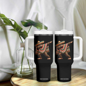 Funny Bigfoot Dabbing Cinco De Mayo Fiesta Tumbler With Handle TS14 Print Your Wear