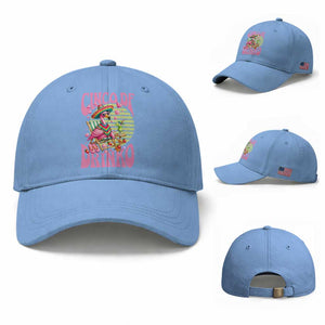 Cinco De Drinko Margarita Baseball Cap Funny Flamingo Fiesta TS14 Baseball Cap Universal Fit Light Blue Print Your Wear