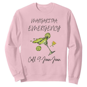 Margarita Emergency Mexican Fiesta Sweatshirt Funny Cinco de Mayo TS14 Light Pink Print Your Wear
