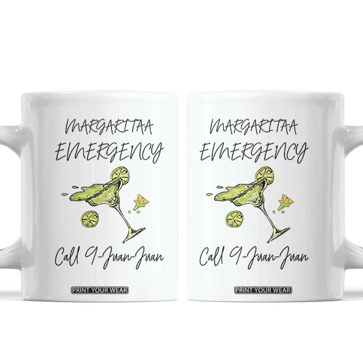 Margarita Emergency Mexican Fiesta Coffee Mug Funny Cinco de Mayo TS14 White Print Your Wear