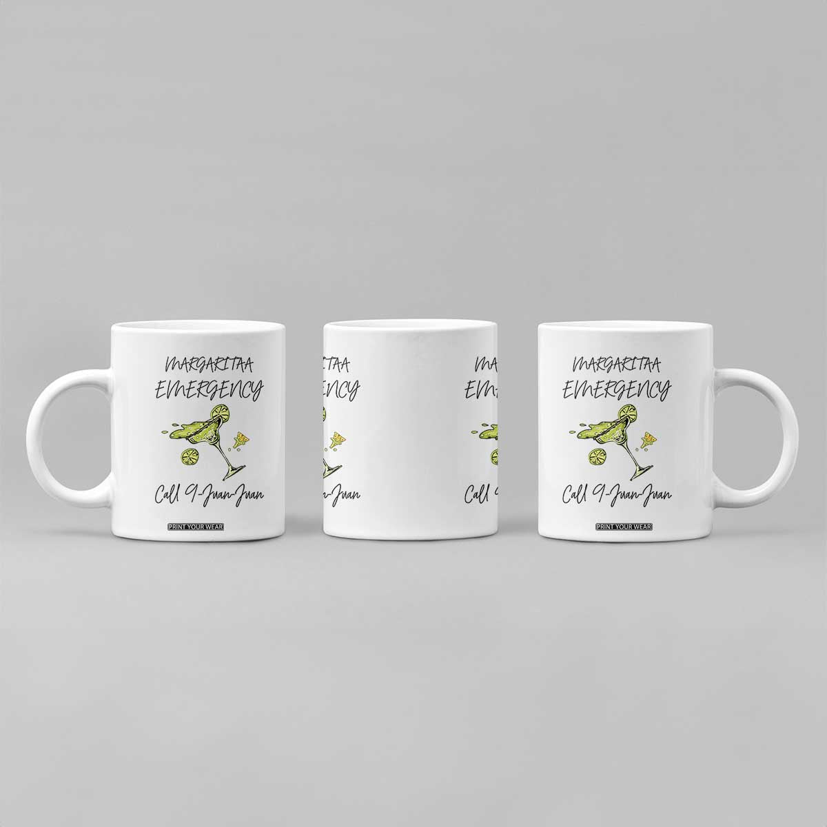 Margarita Emergency Mexican Fiesta Coffee Mug Funny Cinco de Mayo TS14 Print Your Wear
