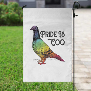 Pride Is Coo Pigeon Garden Flag Funny LGBTQ Pride Month TS14 Print Your Wear