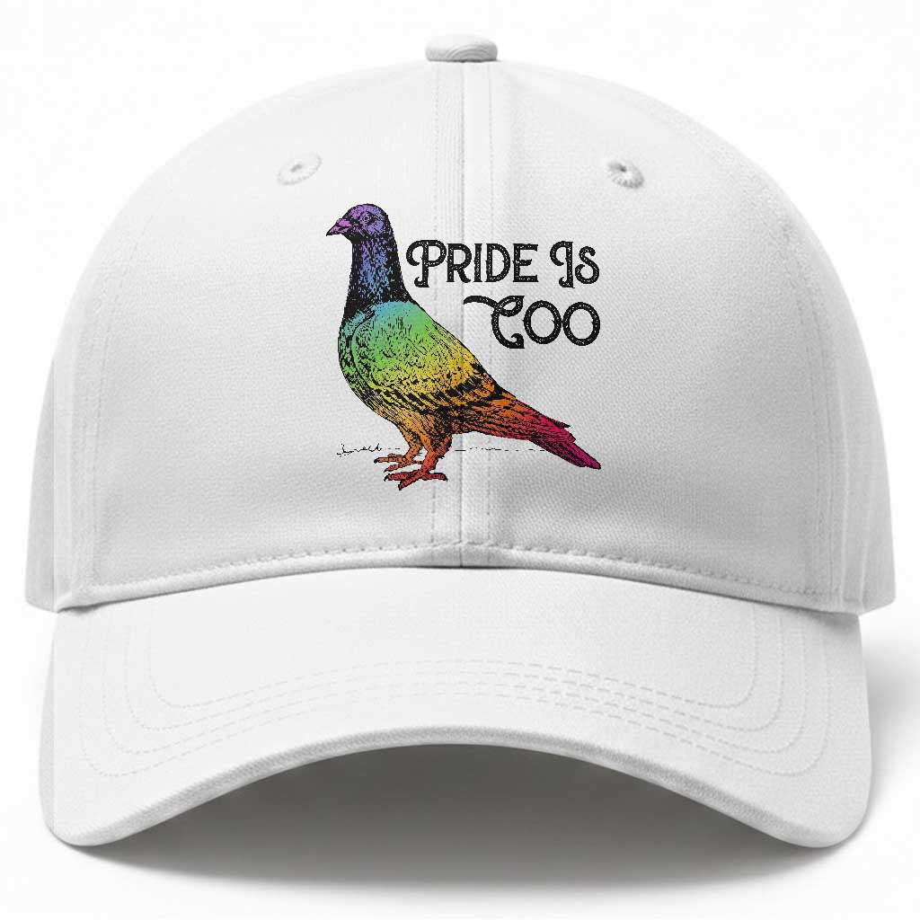 Pride Is Coo Pigeon Baseball Cap Funny LGBTQ Pride Month TS14 Print Your Wear