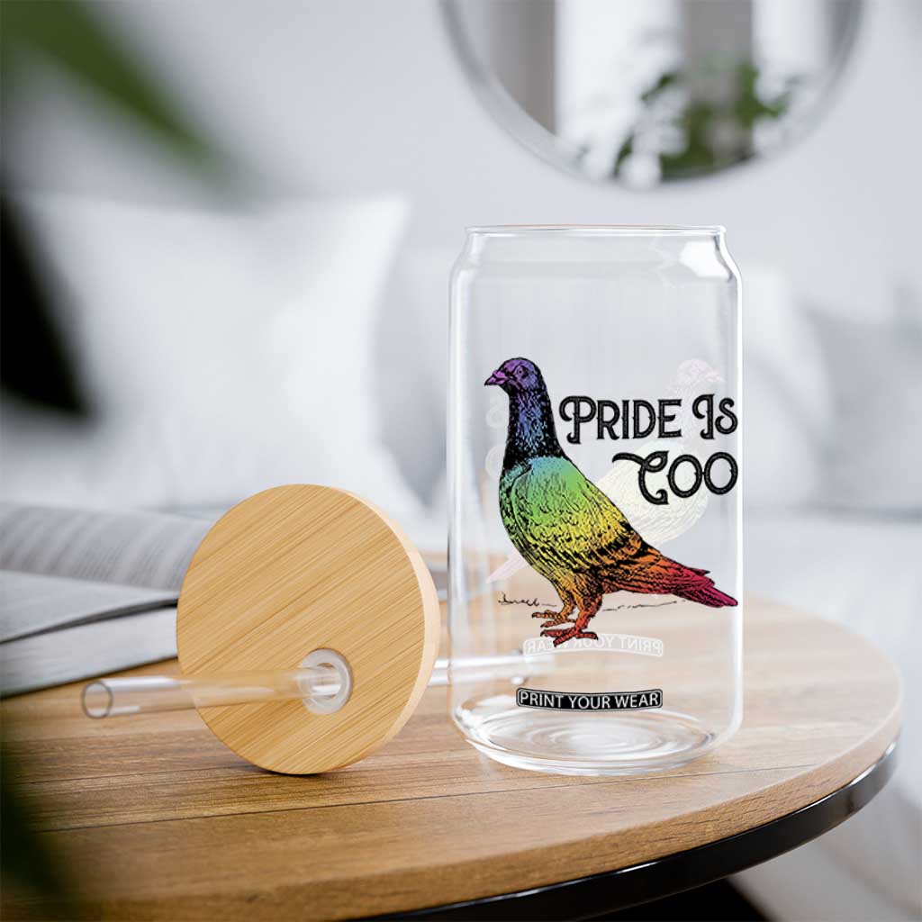 Pride Is Coo Pigeon Glass Can Funny LGBTQ Pride Month TS14 Print Your Wear
