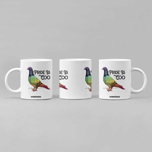 Pride Is Coo Pigeon Coffee Mug Funny LGBTQ Pride Month TS14 Print Your Wear