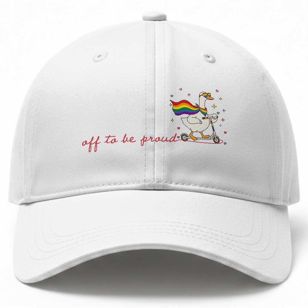 Silly Goose LGBTQ Pride Baseball Cap Off To Be Proud TS14 Print Your Wear