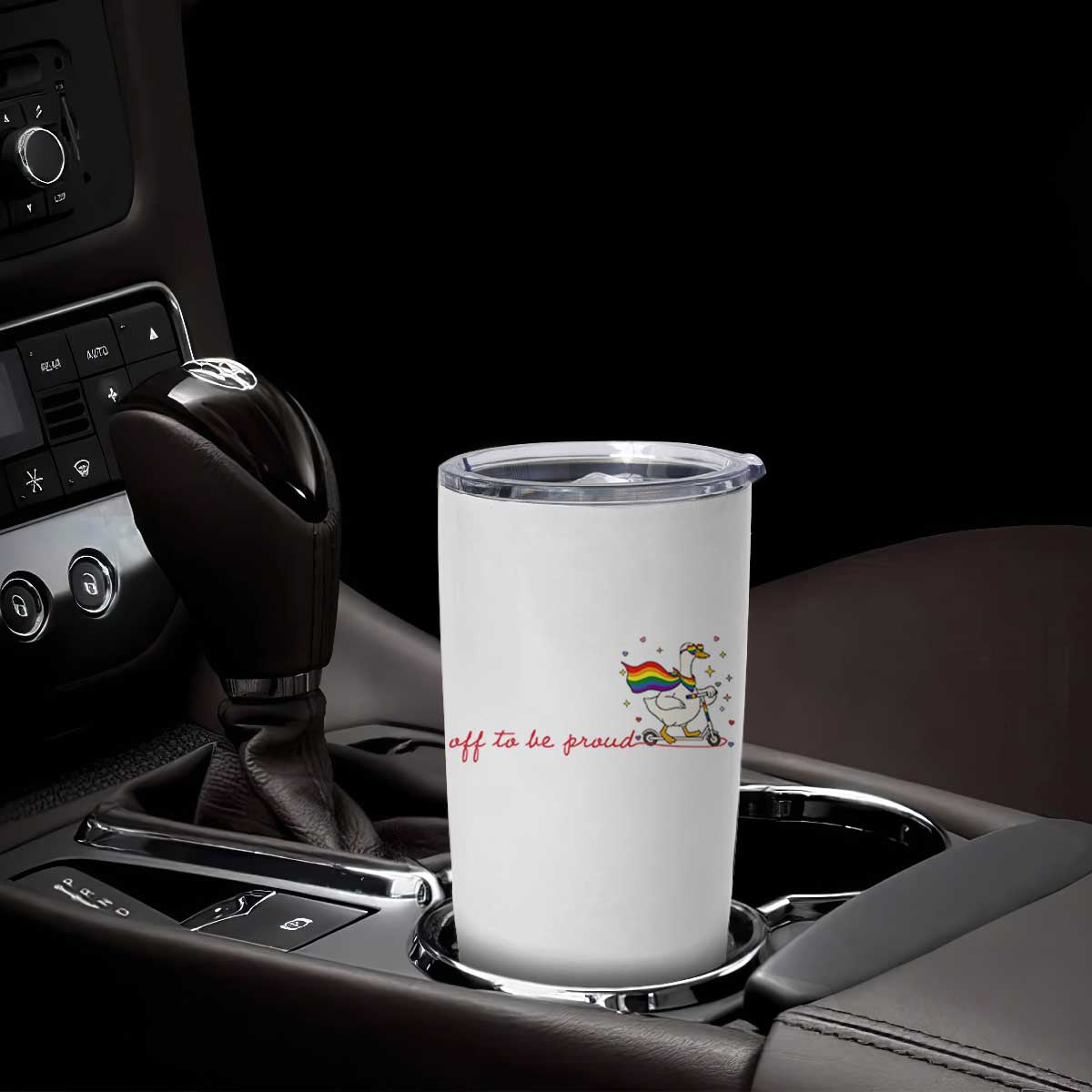 Silly Goose LGBTQ Pride Tumbler Cup Off To Be Proud TS14 Print Your Wear