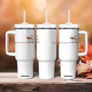 Silly Goose LGBTQ Pride Tumbler With Handle Off To Be Proud TS14 Print Your Wear