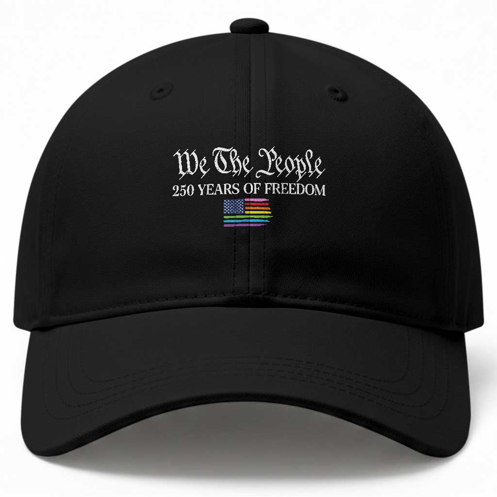 We The People Means Everyone Baseball Cap LGBTQ Gay Pride Rainbow Flags TS14 Print Your Wear