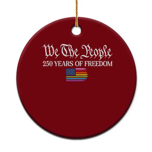 We The People Means Everyone Ceramic Ornament LGBTQ Gay Pride Rainbow Flags TS14 1pc Red Print Your Wear
