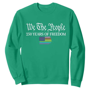 We The People Means Everyone Sweatshirt LGBTQ Gay Pride Rainbow Flags TS14 Irish Green Print Your Wear