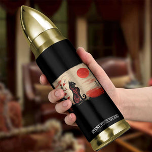 Kawaii Anime Cat Japanese Cherry Blossom Bullet Tumbler TS14 Print Your Wear