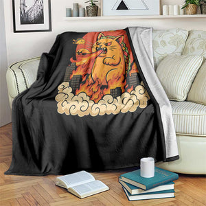 Tacocat Monster Throw Blanket Funny Cats Taco Lovers TS14 Print Your Wear