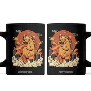 Tacocat Monster Coffee Mug Funny Cats Taco Lovers TS14 Black Print Your Wear