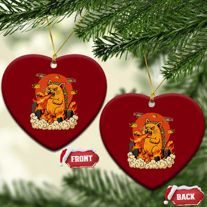 Tacocat Monster Ceramic Ornament Funny Cats Taco Lovers TS14 Print Your Wear