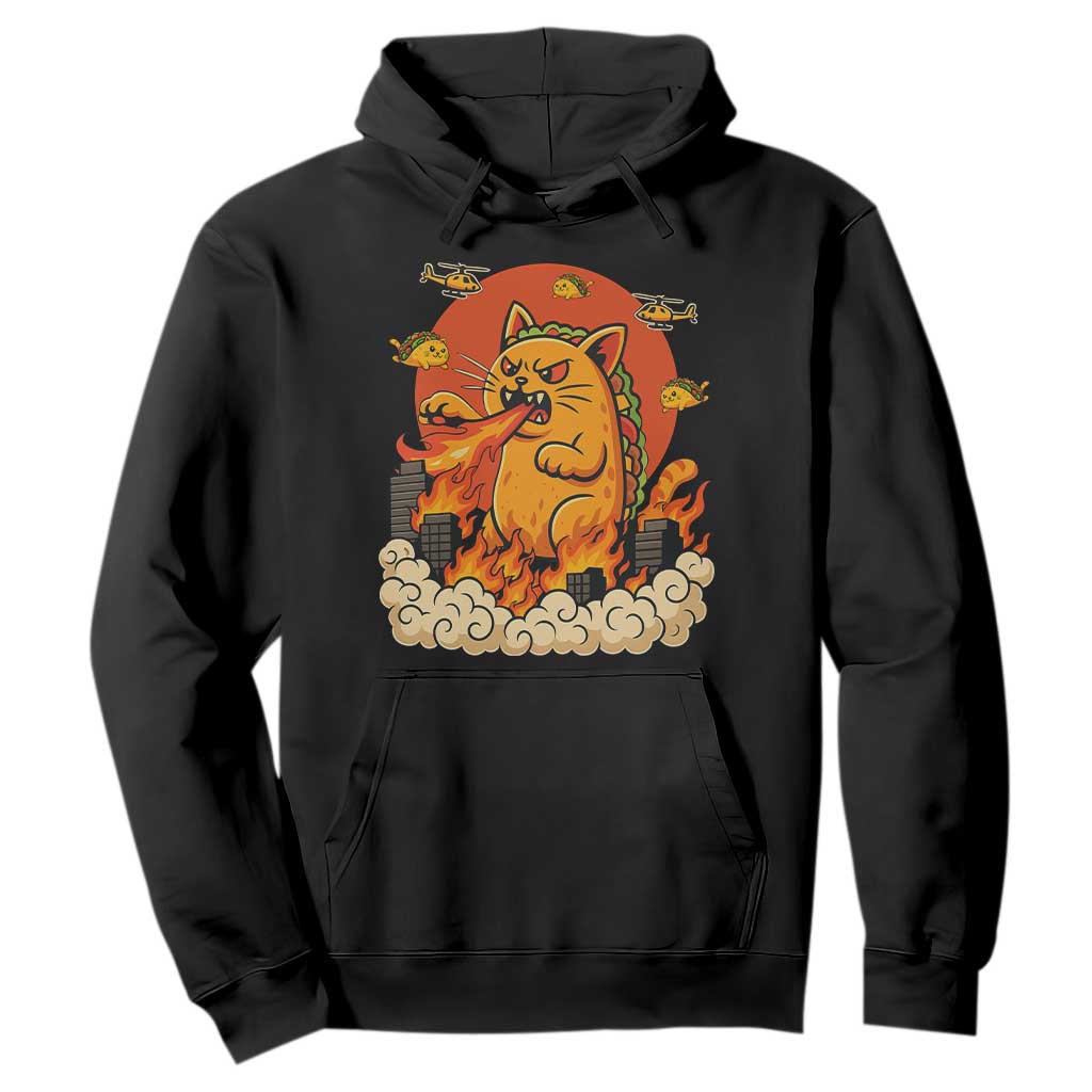 Tacocat Monster Hoodie Funny Cats Taco Lovers TS14 Black Print Your Wear