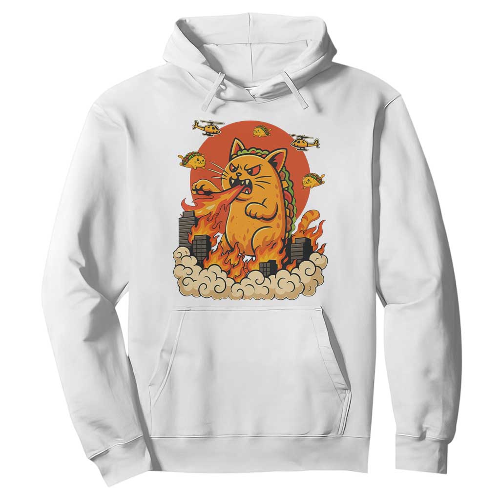 Tacocat Monster Hoodie Funny Cats Taco Lovers TS14 White Print Your Wear