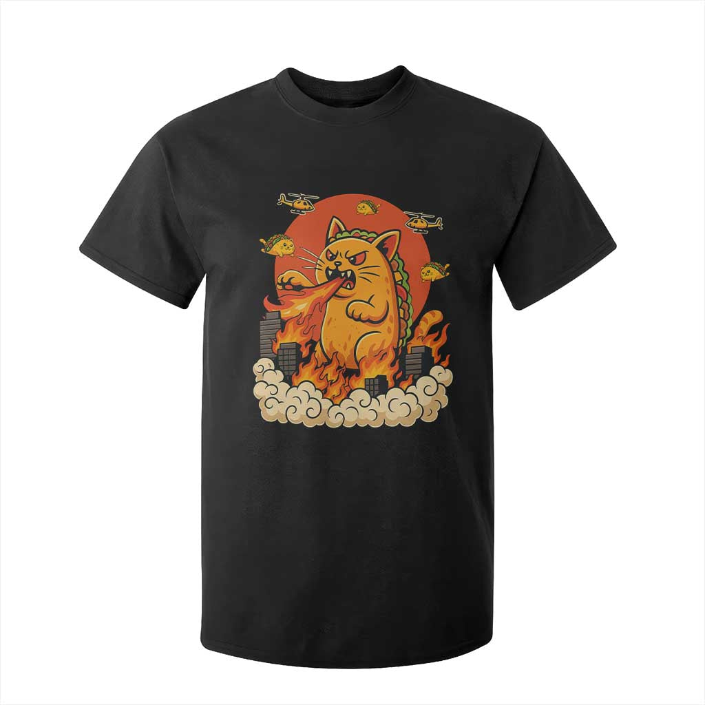 Tacocat Monster T Shirt For Kid Funny Cats Taco Lovers TS14 Black Print Your Wear