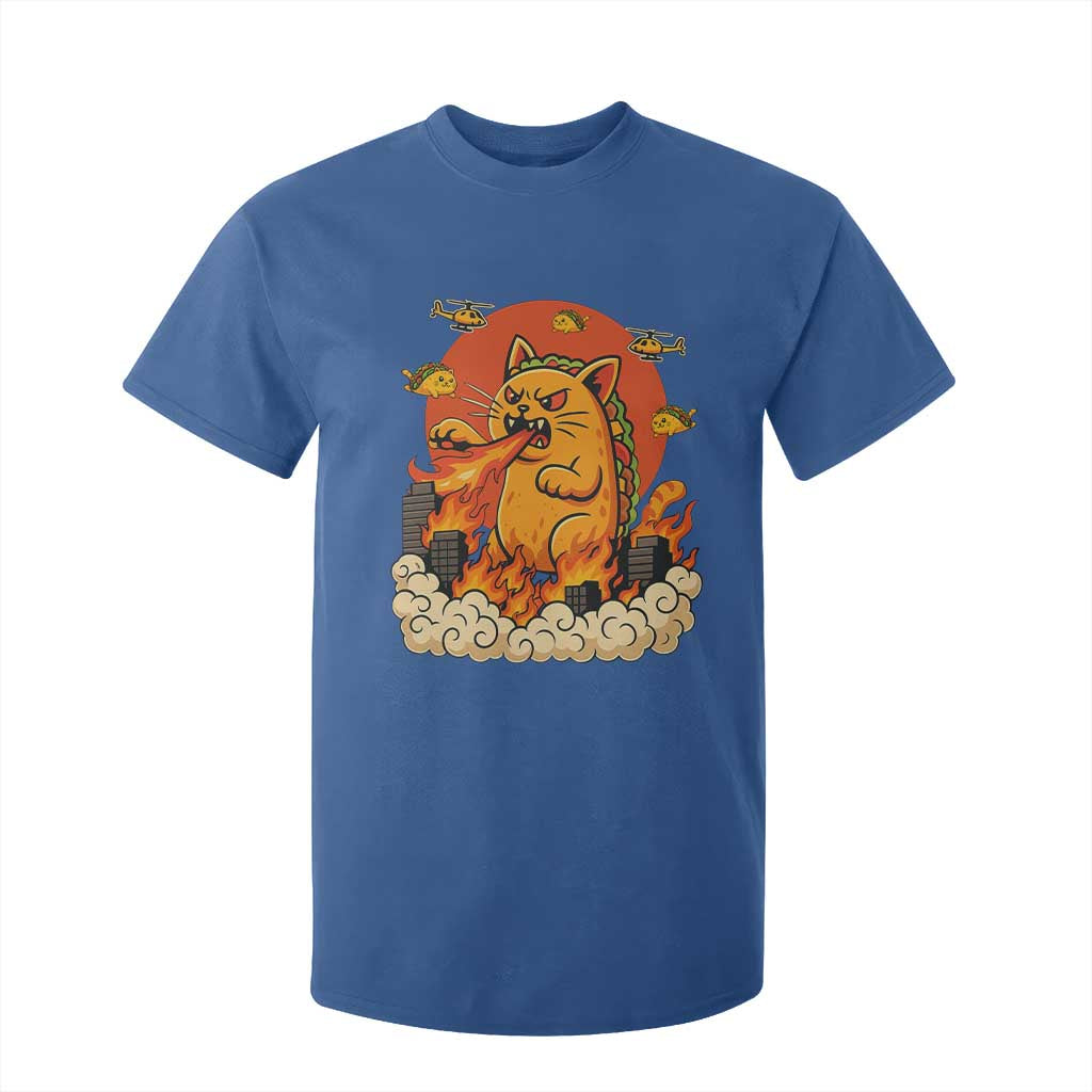 Tacocat Monster T Shirt For Kid Funny Cats Taco Lovers TS14 Royal Blue Print Your Wear