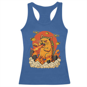 Tacocat Monster Racerback Tank Top Funny Cats Taco Lovers TS14 Royal Blue Print Your Wear