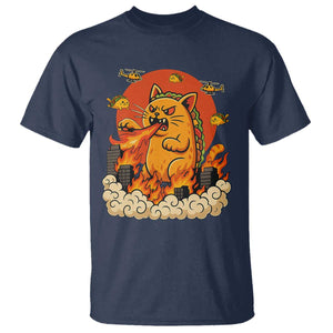 Tacocat Monster T Shirt Funny Cats Taco Lovers TS14 Navy Print Your Wear