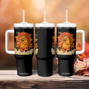 Tacocat Monster Tumbler With Handle Funny Cats Taco Lovers TS14 Print Your Wear